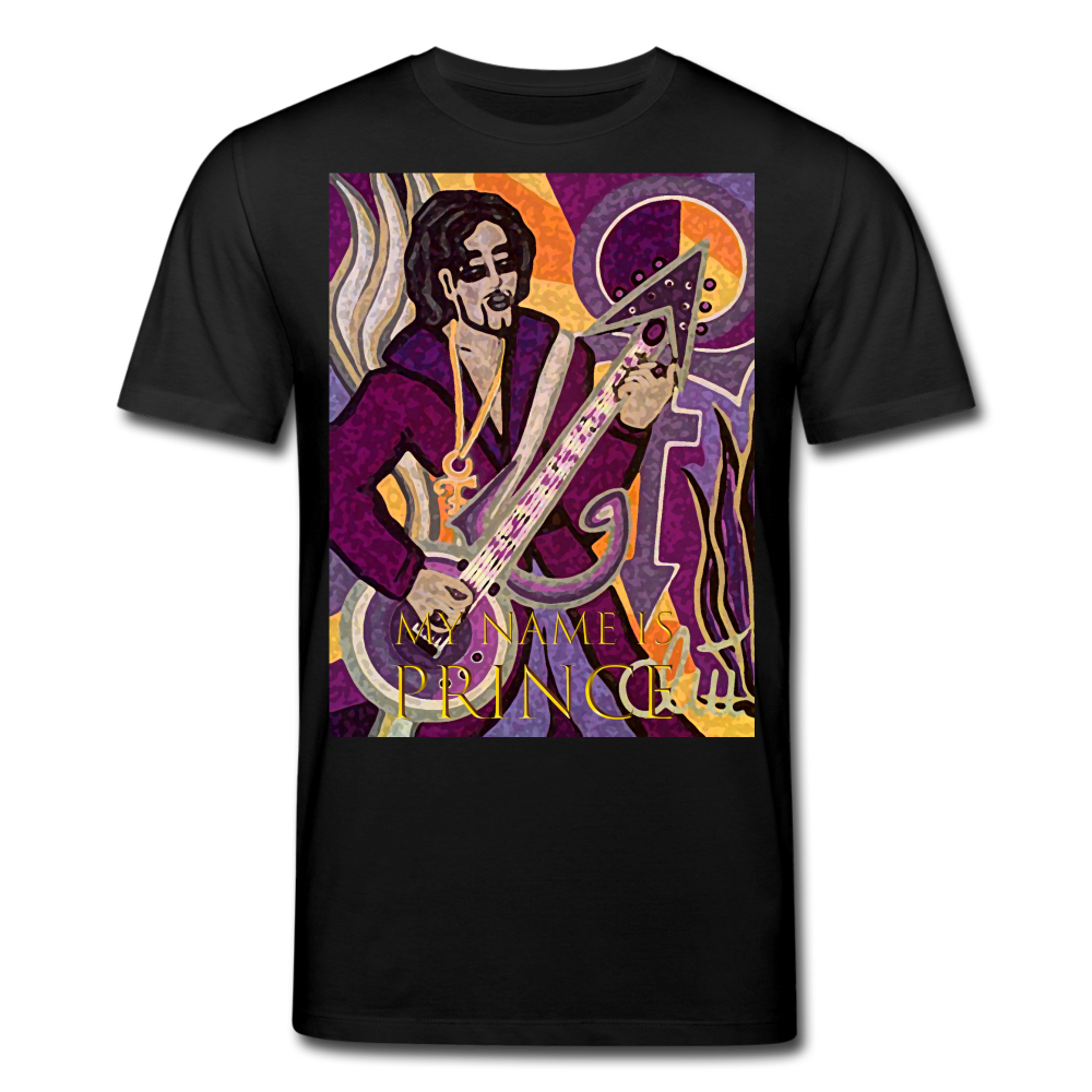 Männer Bio-T-Shirt von Stanley & Stella My Name is Prince - Schwarz