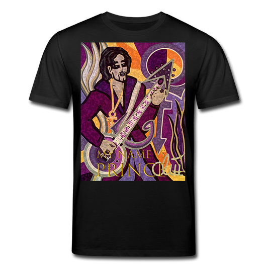 Männer Bio-T-Shirt von Stanley & Stella My Name is Prince - Schwarz