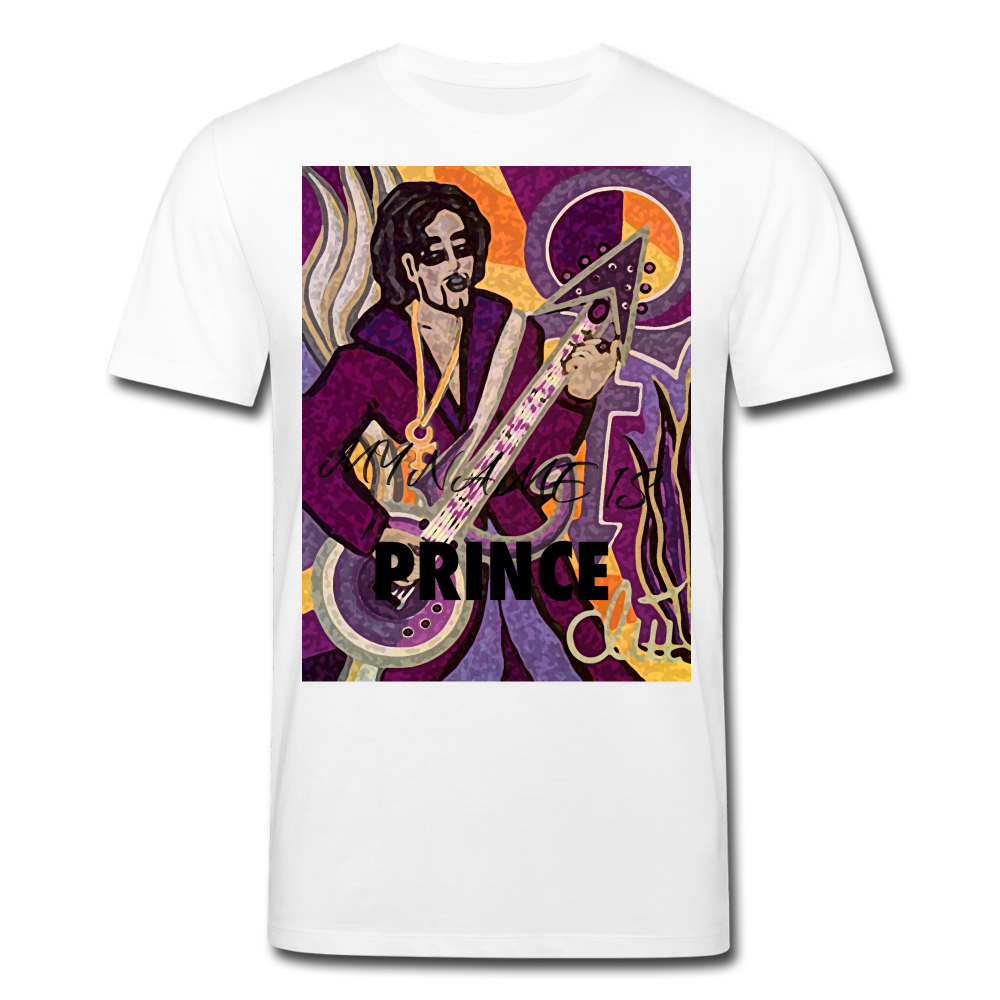 Männer Bio-T-Shirt von Stanley & Stella My Name is Prince - Weiß