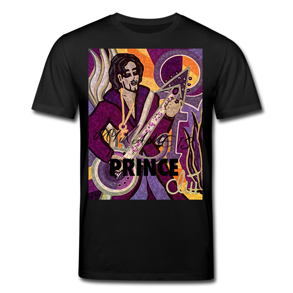 Männer Bio-T-Shirt von Stanley & Stella My Name is Prince - Schwarz