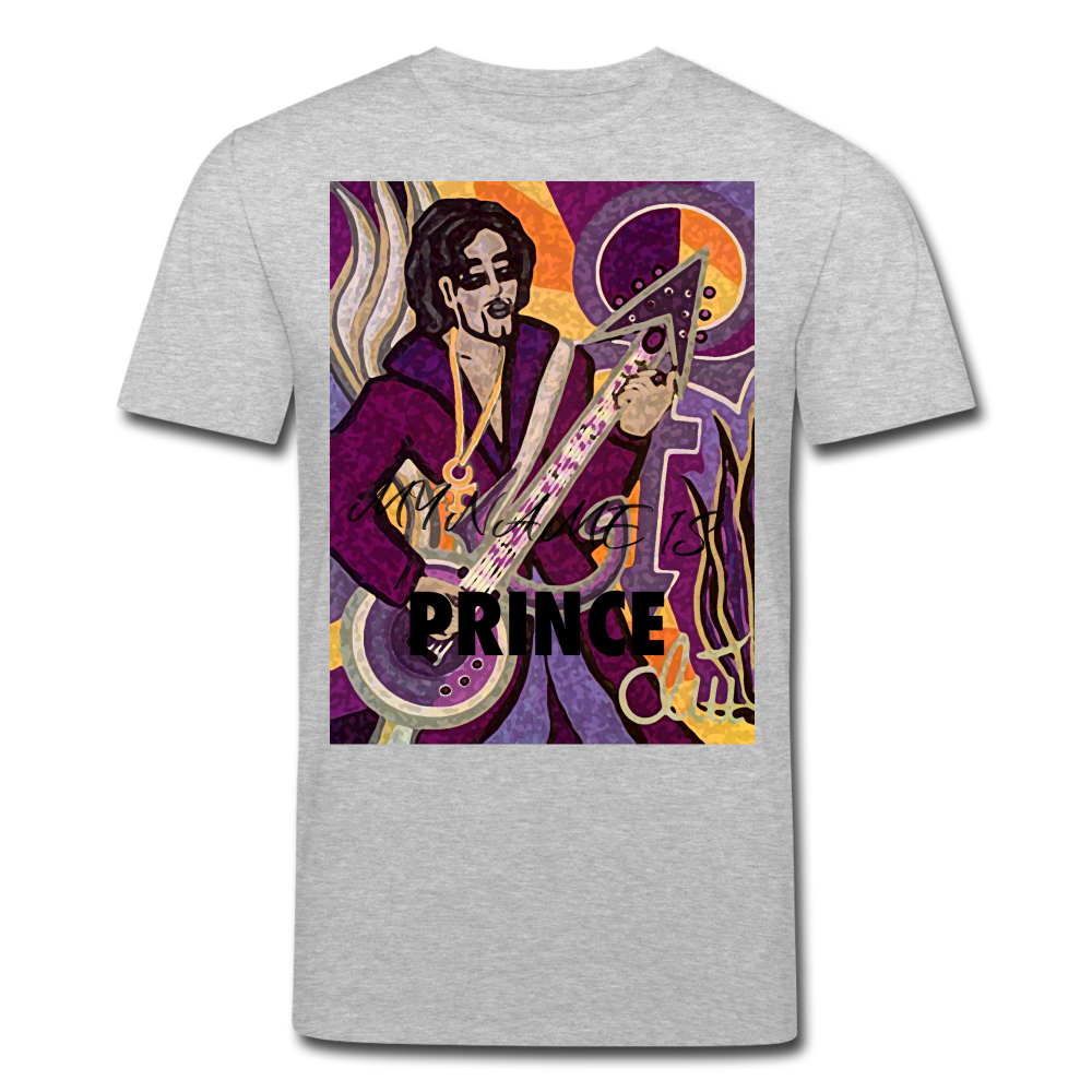 Männer Bio-T-Shirt von Stanley & Stella My Name is Prince - Grau meliert