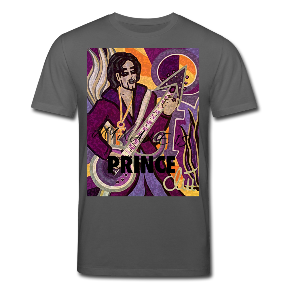 Männer Bio-T-Shirt von Stanley & Stella My Name is Prince - Anthrazit