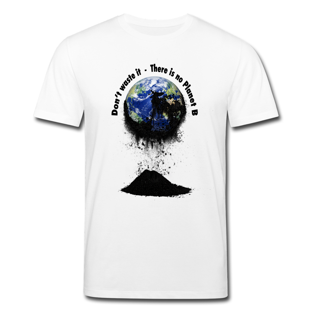Männer Bio-T-Shirt von Stanley & Stella Don‘t waste it - There is no Planet B - Weiß