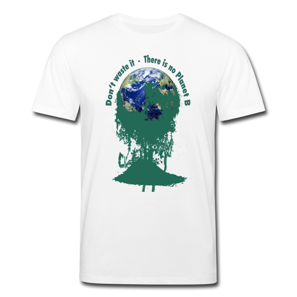 Männer Bio-T-Shirt von Stanley & Stella Don‘t waste it - There is no Planet B - Weiß