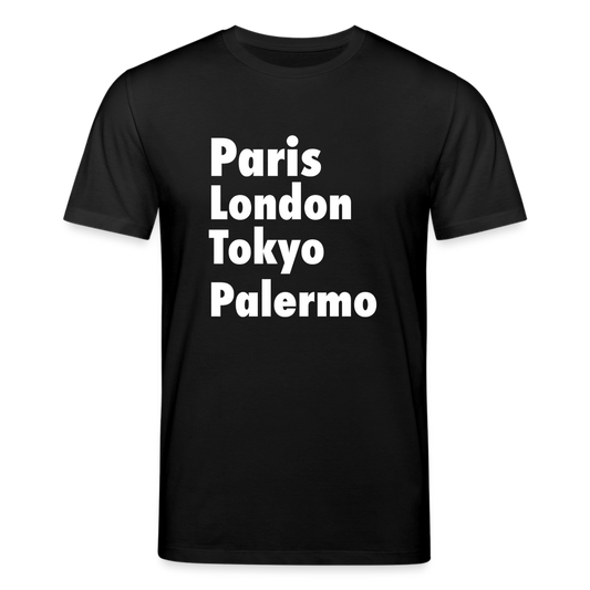 Männer Bio-T-Shirt von Stanley & Stella Paris London Palermo - Schwarz