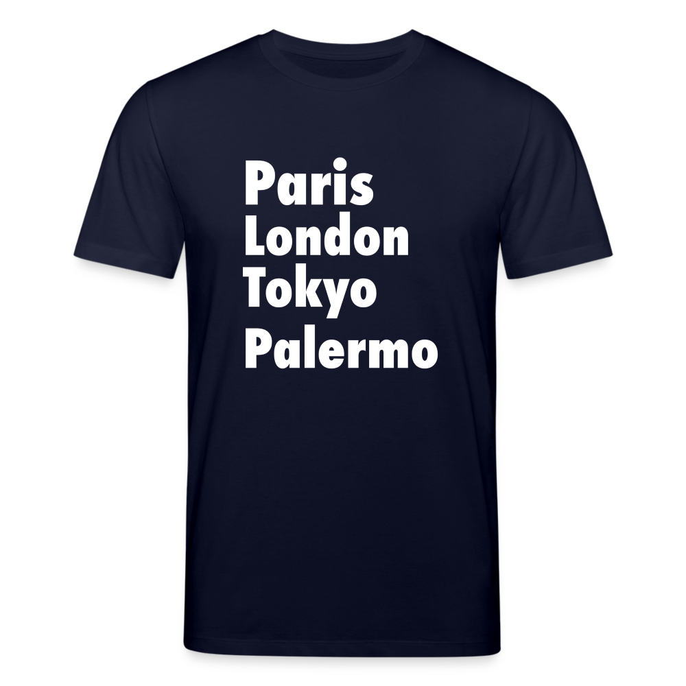 Männer Bio-T-Shirt von Stanley & Stella Paris London Palermo - Navy