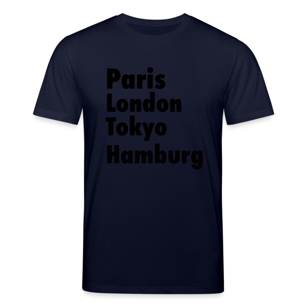 Männer Bio-T-Shirt von Stanley & Stella Paris London Hamburg - Navy