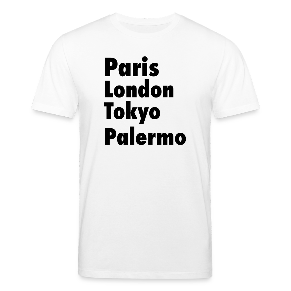 Männer Bio-T-Shirt von Stanley & Stella Paris London Palermo - Weiß