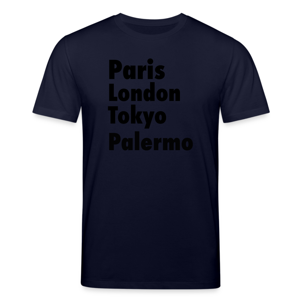 Männer Bio-T-Shirt von Stanley & Stella Paris London Palermo - Navy
