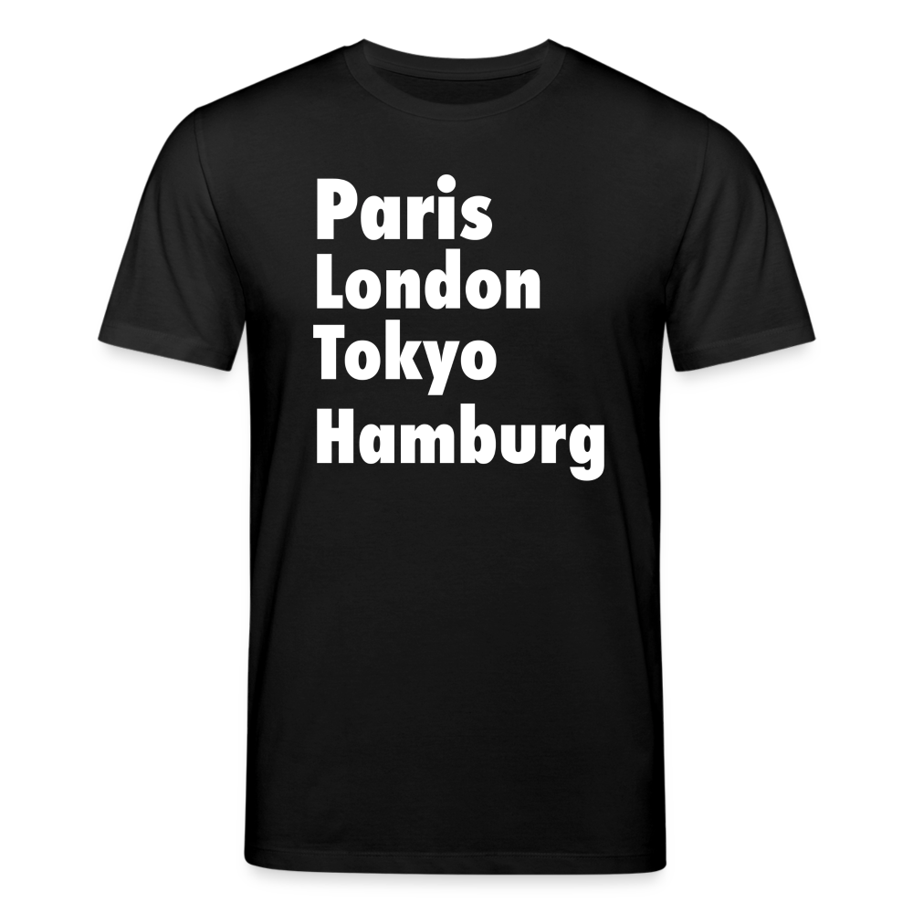 Männer Bio-T-Shirt von Stanley & Stella Paris London Hamburg - Schwarz
