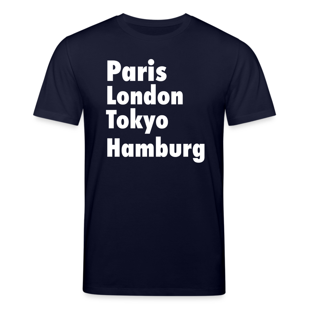 Männer Bio-T-Shirt von Stanley & Stella Paris London Hamburg - Navy
