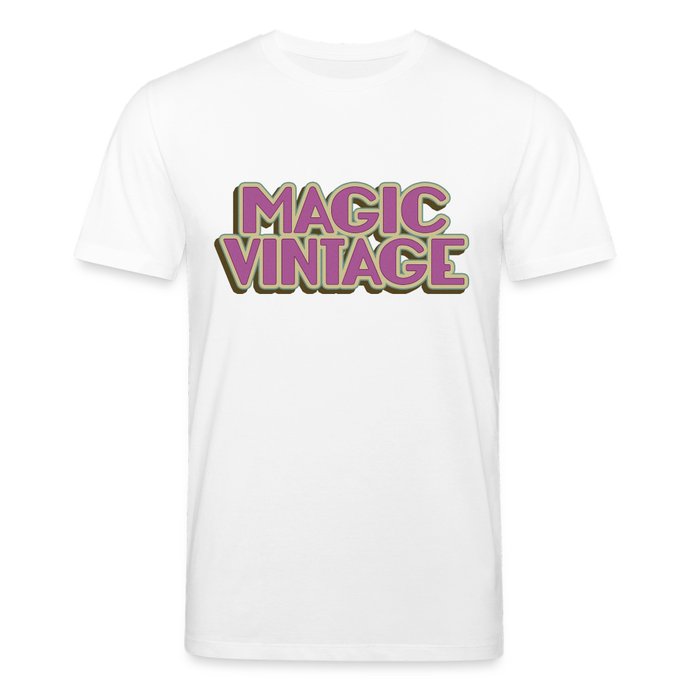 Männer Bio-T-Shirt von Stanley & Stella Magic Vintage - Weiß