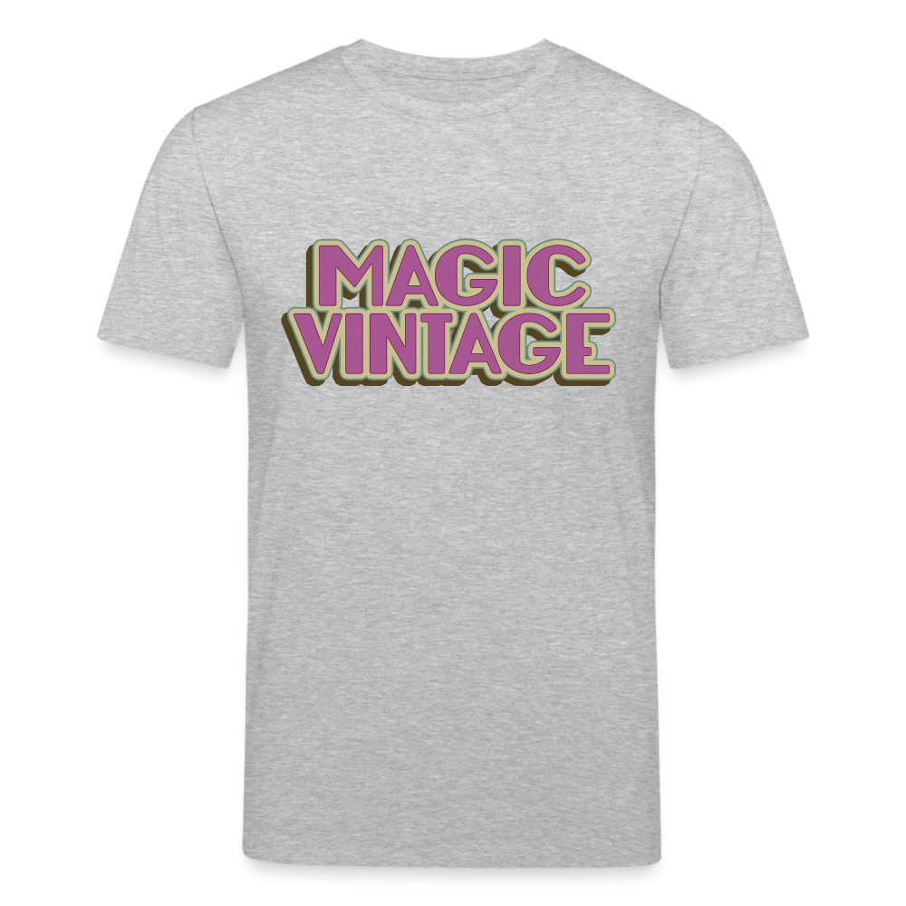 Männer Bio-T-Shirt von Stanley & Stella Magic Vintage - Grau meliert