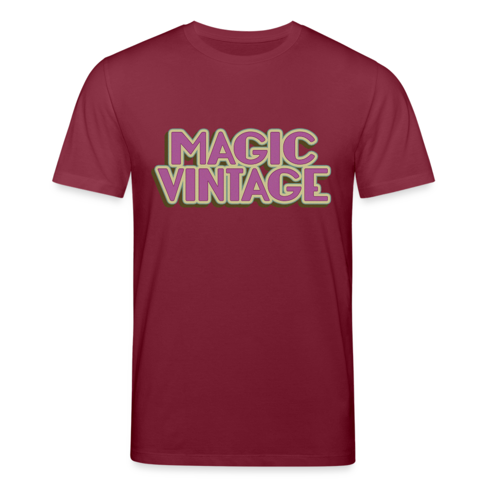 Männer Bio-T-Shirt von Stanley & Stella Magic Vintage - Burgunderrot