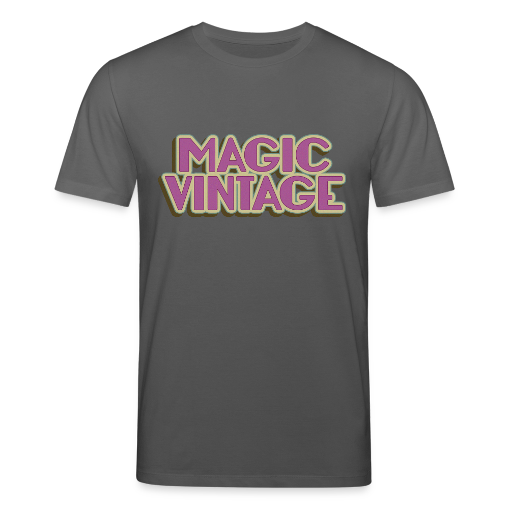 Männer Bio-T-Shirt von Stanley & Stella Magic Vintage - Anthrazit