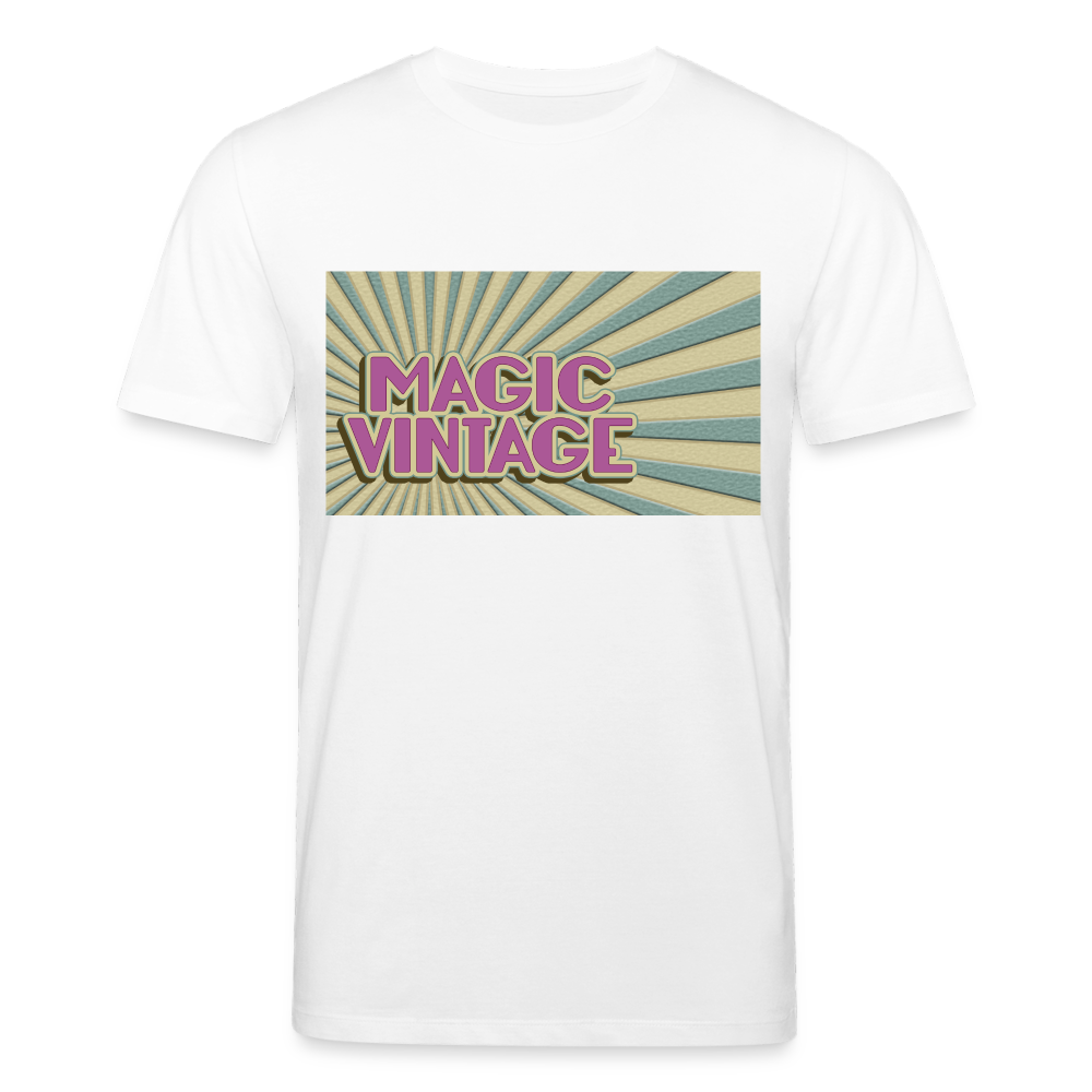 Männer Bio-T-Shirt von Stanley & Stella Magic Vintage - Weiß