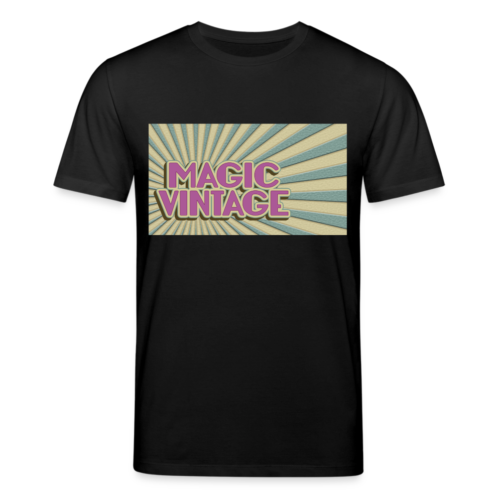 Männer Bio-T-Shirt von Stanley & Stella Magic Vintage - Schwarz