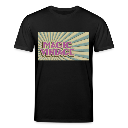 Männer Bio-T-Shirt von Stanley & Stella Magic Vintage - Schwarz