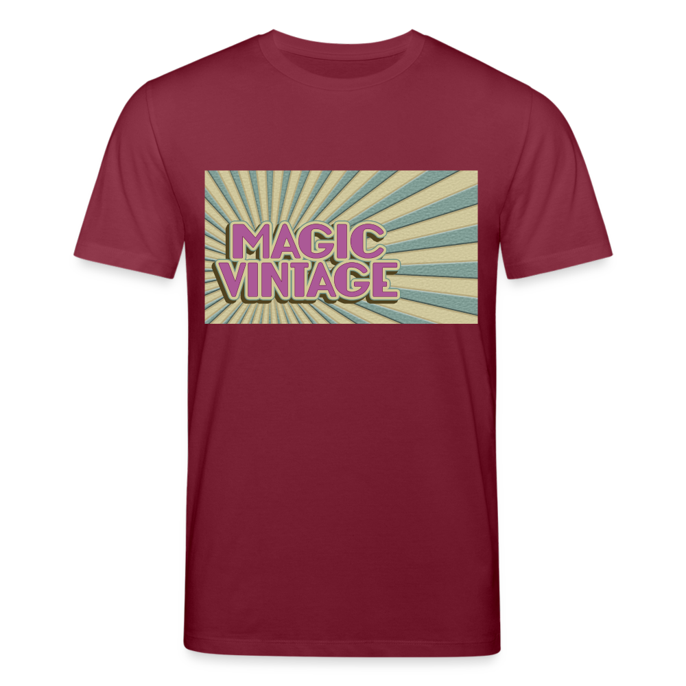 Männer Bio-T-Shirt von Stanley & Stella Magic Vintage - Burgunderrot