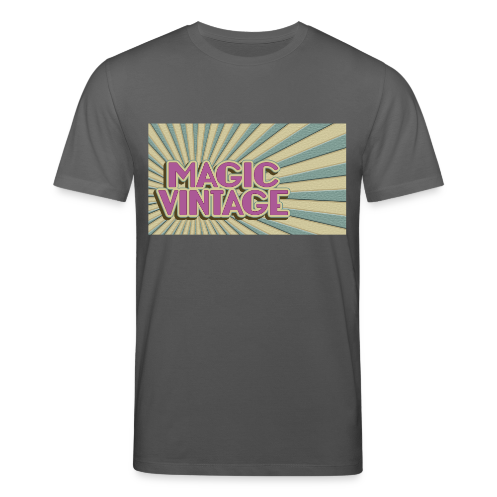 Männer Bio-T-Shirt von Stanley & Stella Magic Vintage - Anthrazit