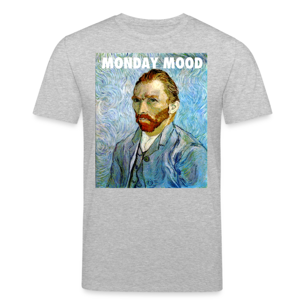 Männer Bio-T-Shirt von Stanley & Stella Monday Mood - Grau meliert