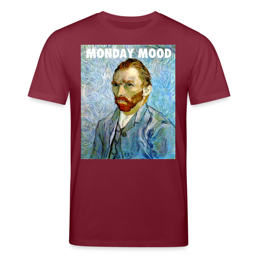 Männer Bio-T-Shirt von Stanley & Stella Monday Mood - Burgunderrot