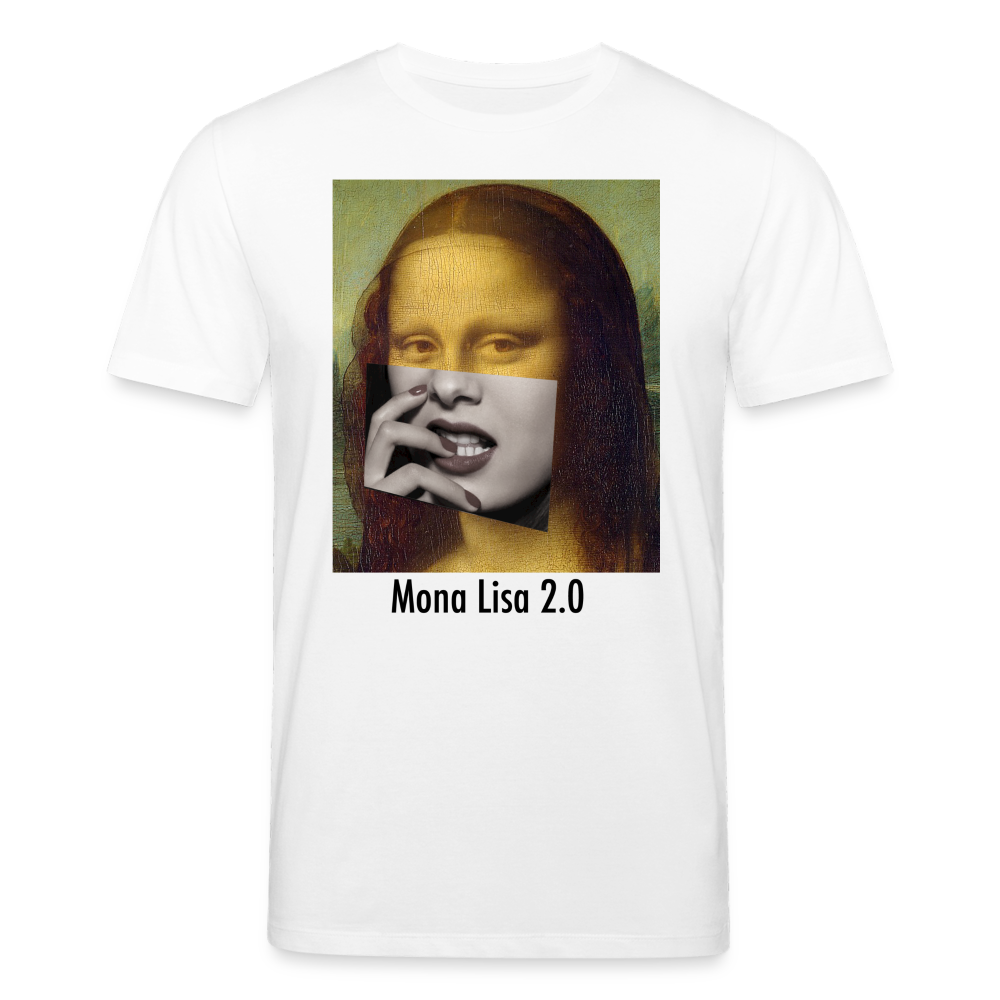 Männer Bio-T-Shirt von Stanley & Stella Mona Lisa 2.0 - Weiß