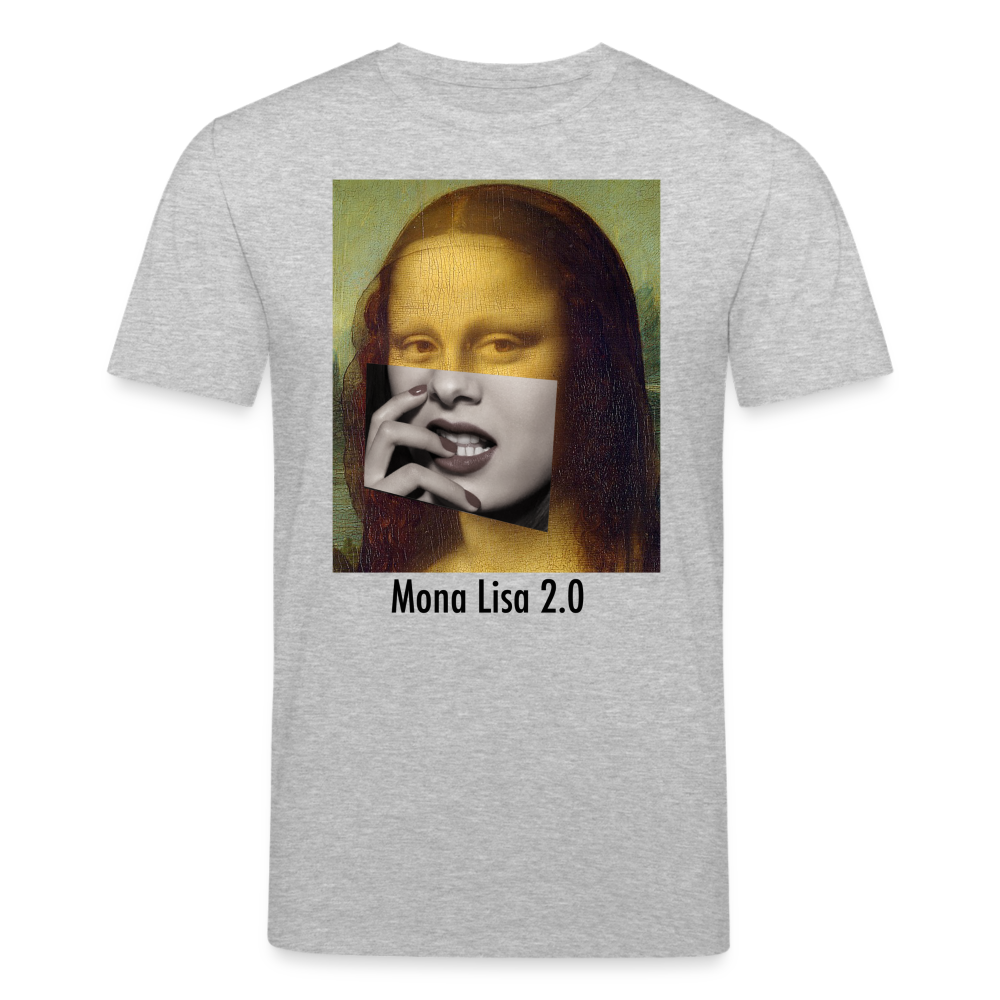 Männer Bio-T-Shirt von Stanley & Stella Mona Lisa 2.0 - Grau meliert