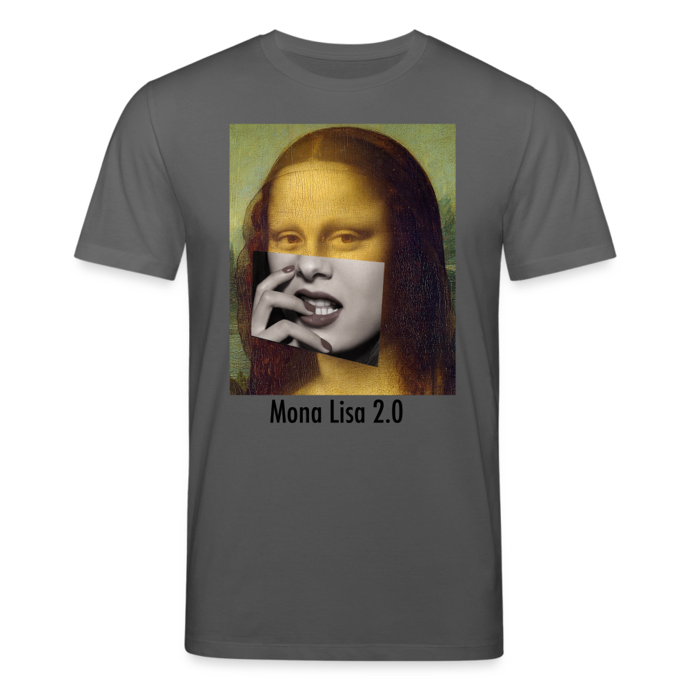 Männer Bio-T-Shirt von Stanley & Stella Mona Lisa 2.0 - Anthrazit