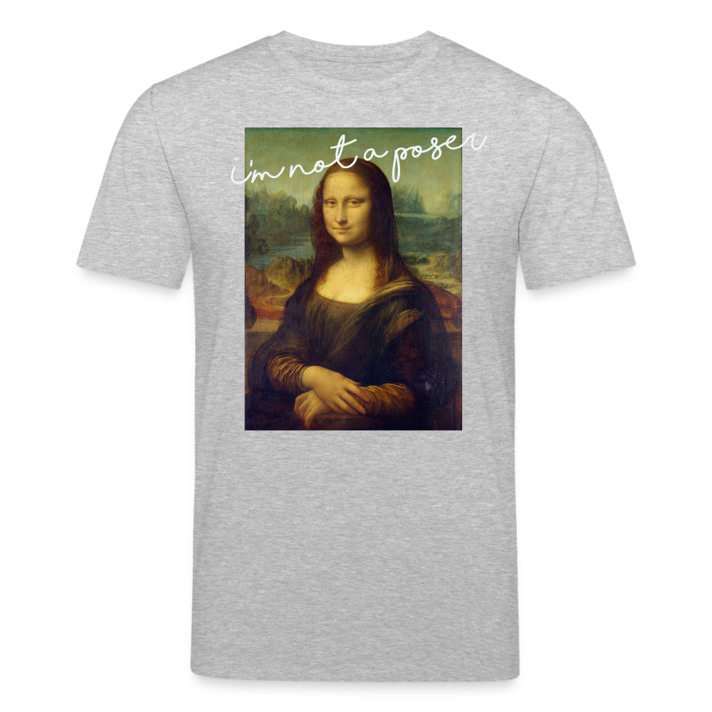 Männer Bio-T-Shirt von Stanley & Stella I'm not a poser - Grau meliert
