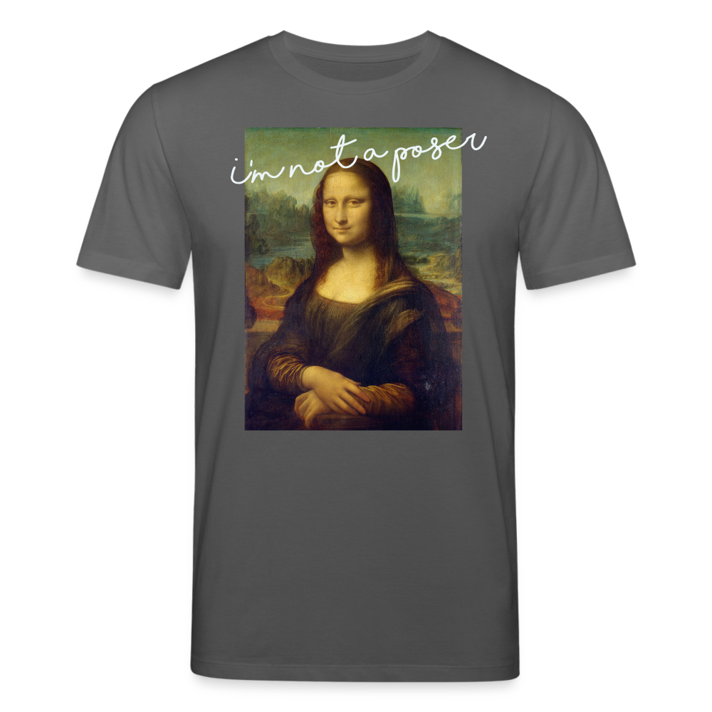 Männer Bio-T-Shirt von Stanley & Stella I'm not a poser - Anthrazit