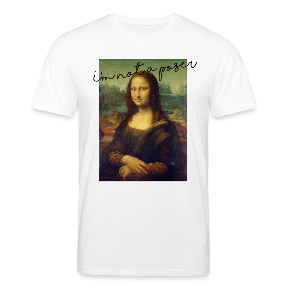 Männer Bio-T-Shirt von Stanley & Stella I'm not a poser - Weiß