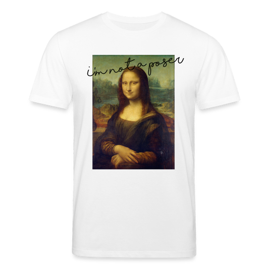 Männer Bio-T-Shirt von Stanley & Stella I'm not a poser - Weiß