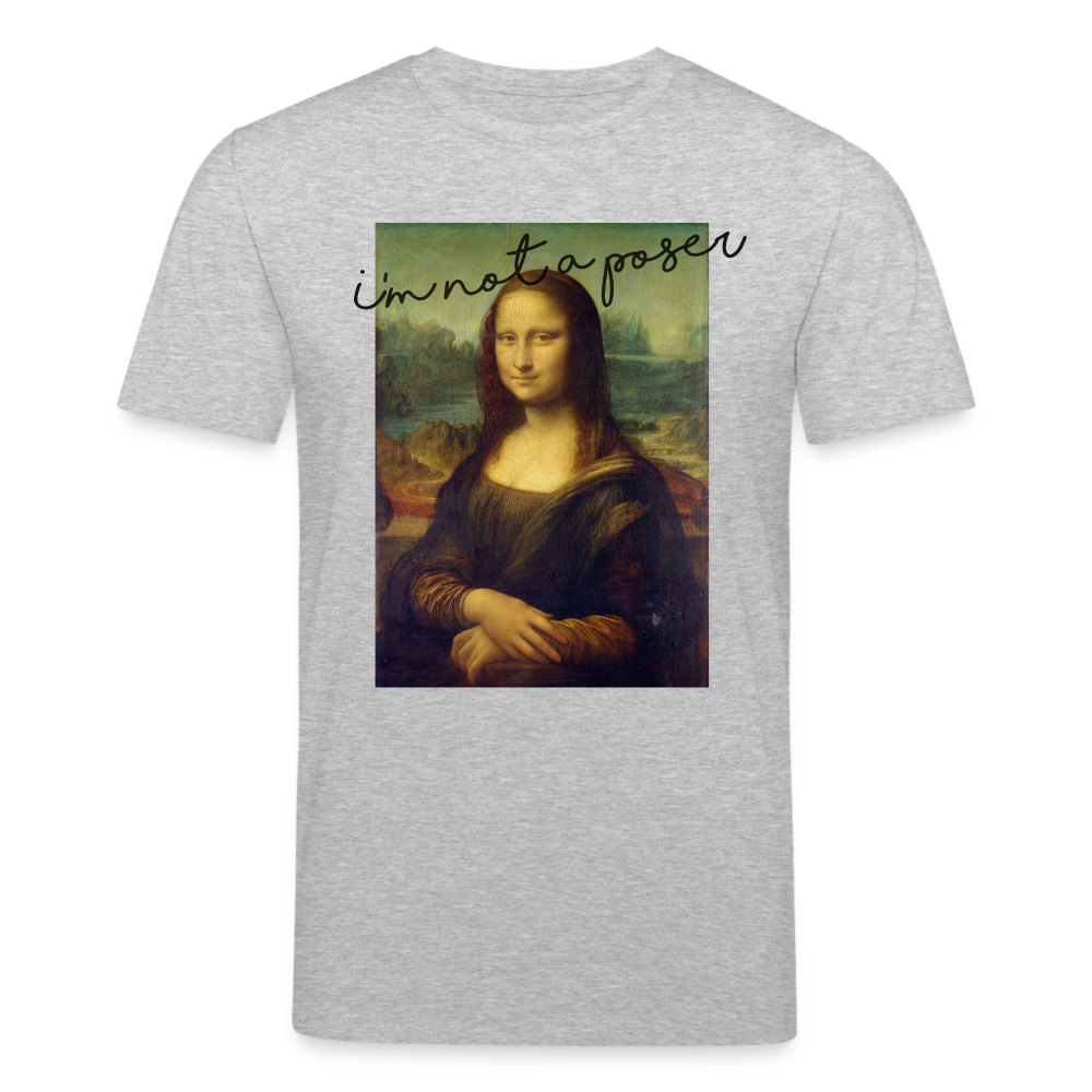Männer Bio-T-Shirt von Stanley & Stella I'm not a poser - Grau meliert