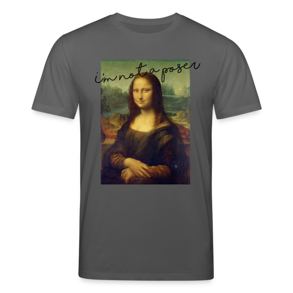 Männer Bio-T-Shirt von Stanley & Stella I'm not a poser - Anthrazit