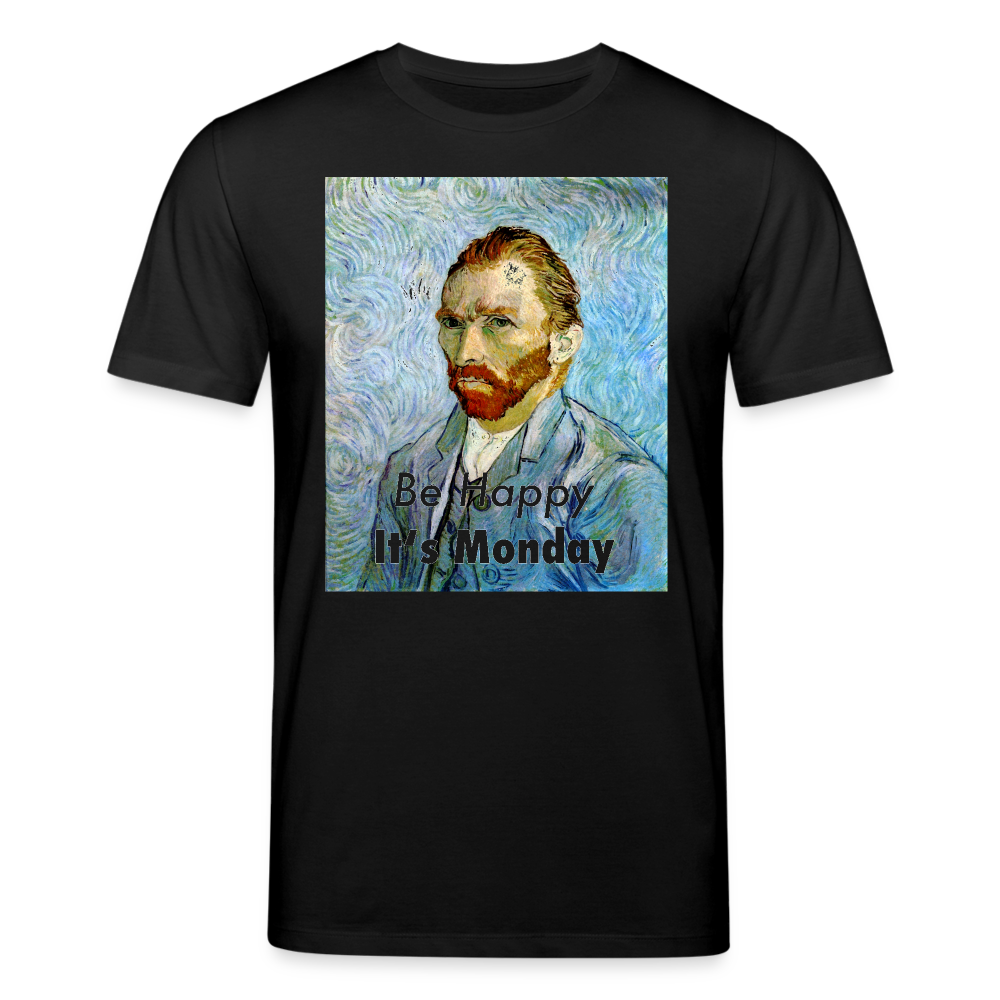 Männer Bio-T-Shirt von Stanley & Stella Be Happy It's Monday - Schwarz
