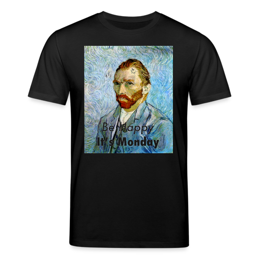 Männer Bio-T-Shirt von Stanley & Stella Be Happy It's Monday - Schwarz