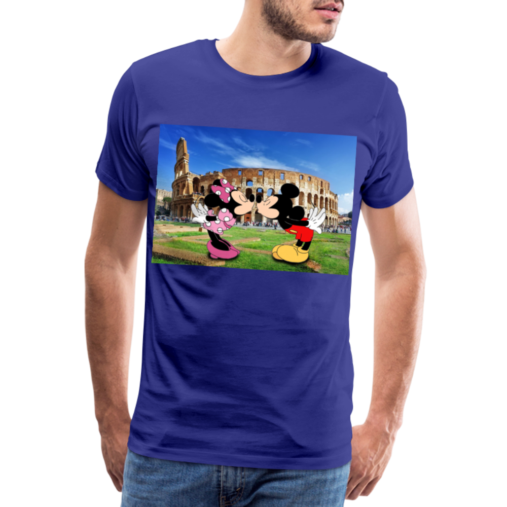 Männer Premium T-Shirt Micky Maus und Daisy - Königsblau