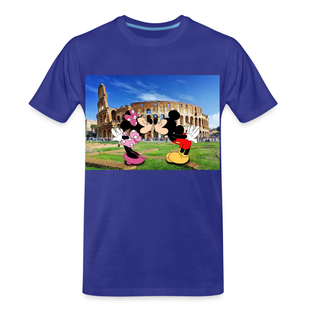 Männer Premium T-Shirt Micky Maus und Daisy - Königsblau