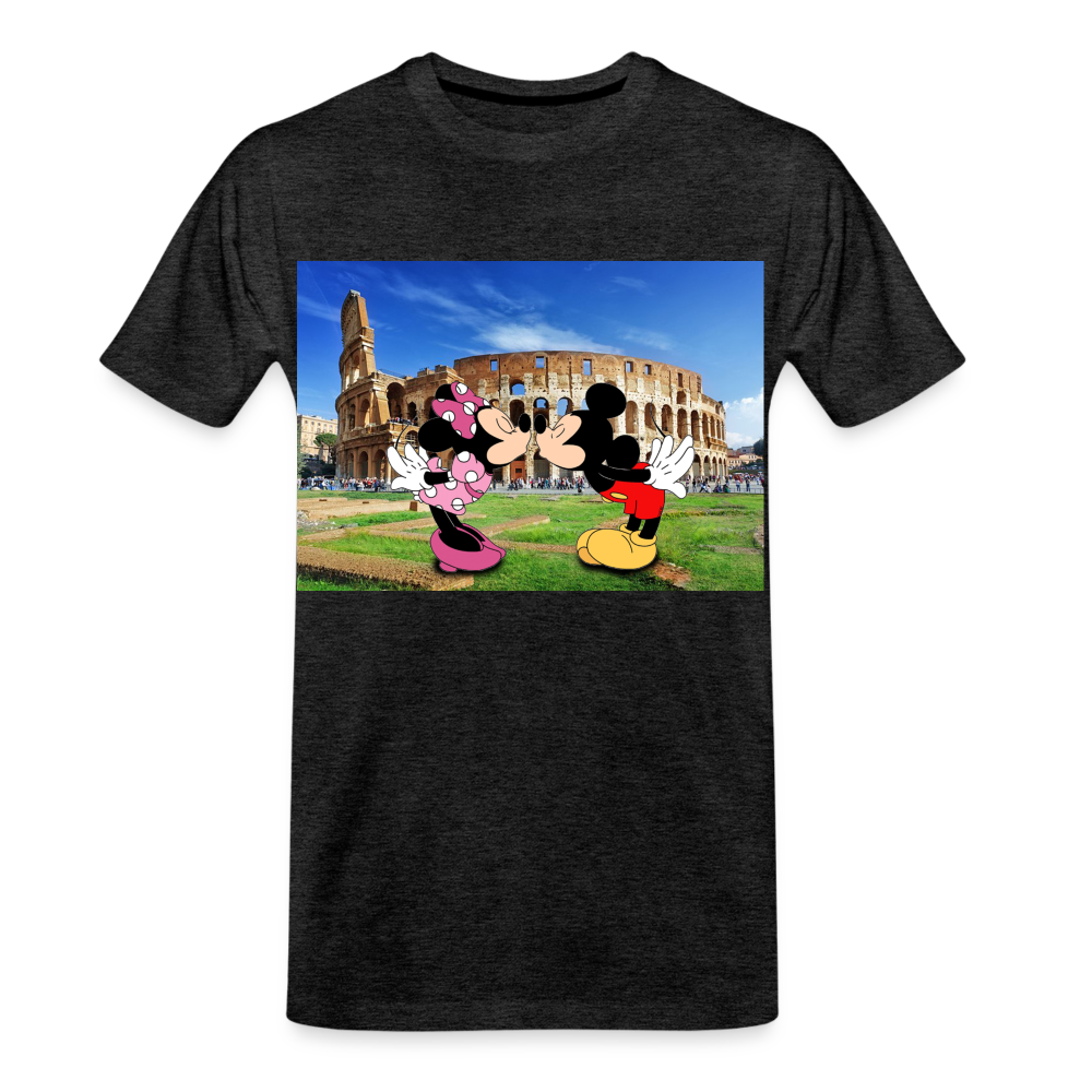 Männer Premium T-Shirt Micky Maus und Daisy - Anthrazit