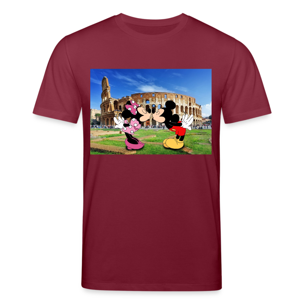 Männer Bio-T-Shirt von Stanley & Stella Micky Maus und Daisy - Burgunderrot