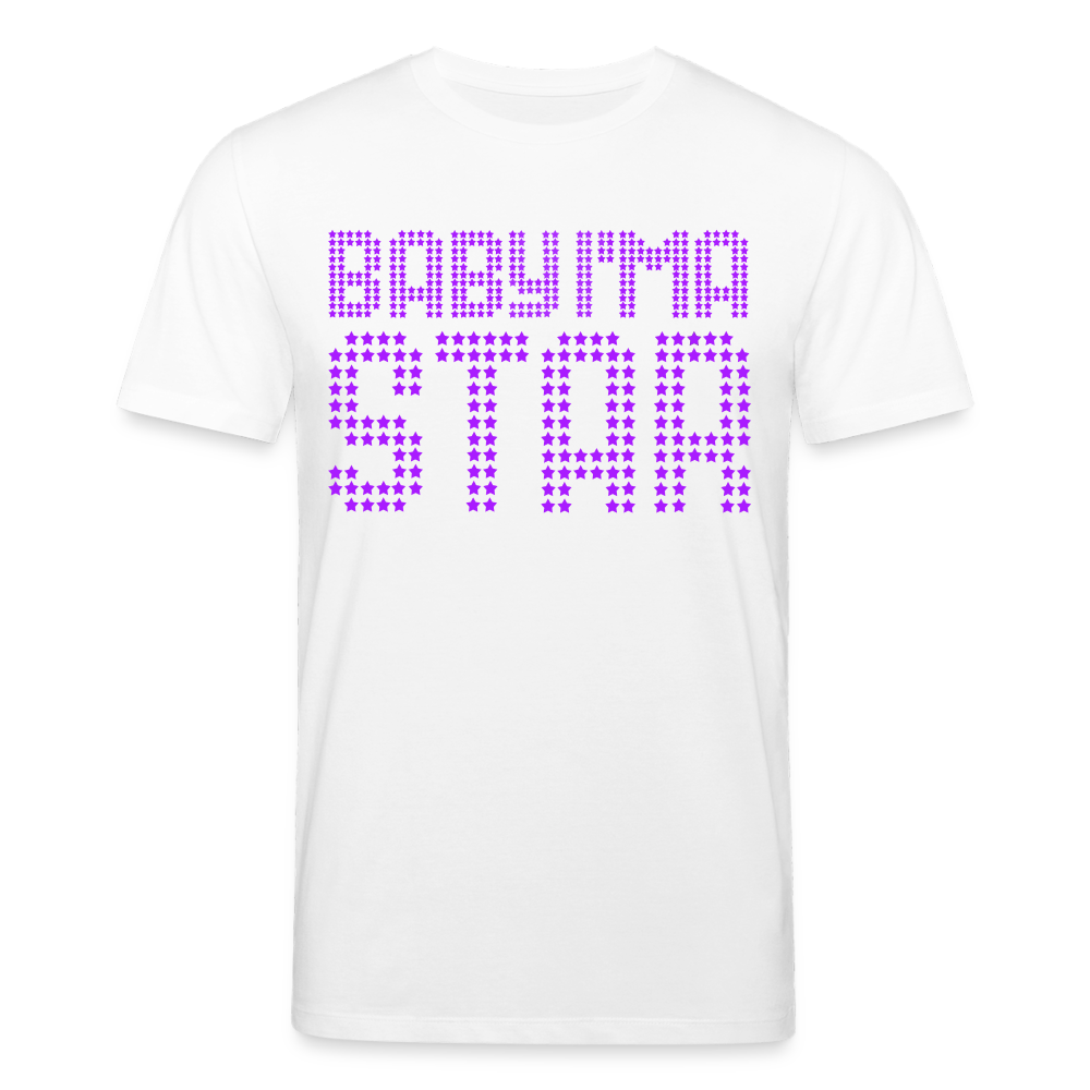 Männer Bio-T-Shirt von Stanley & Stella Baby I'm a Star - Weiß
