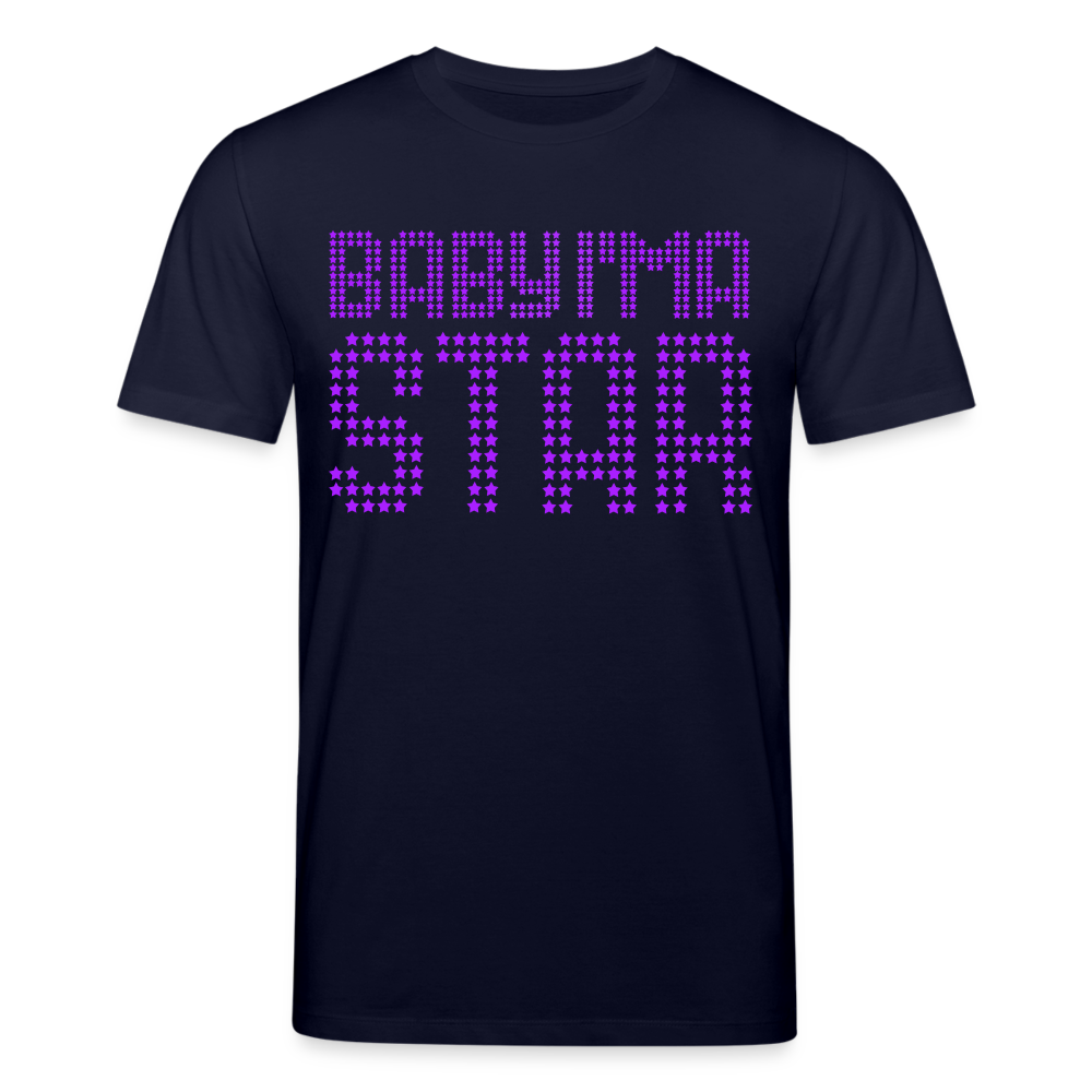 Männer Bio-T-Shirt von Stanley & Stella Baby I'm a Star - Navy
