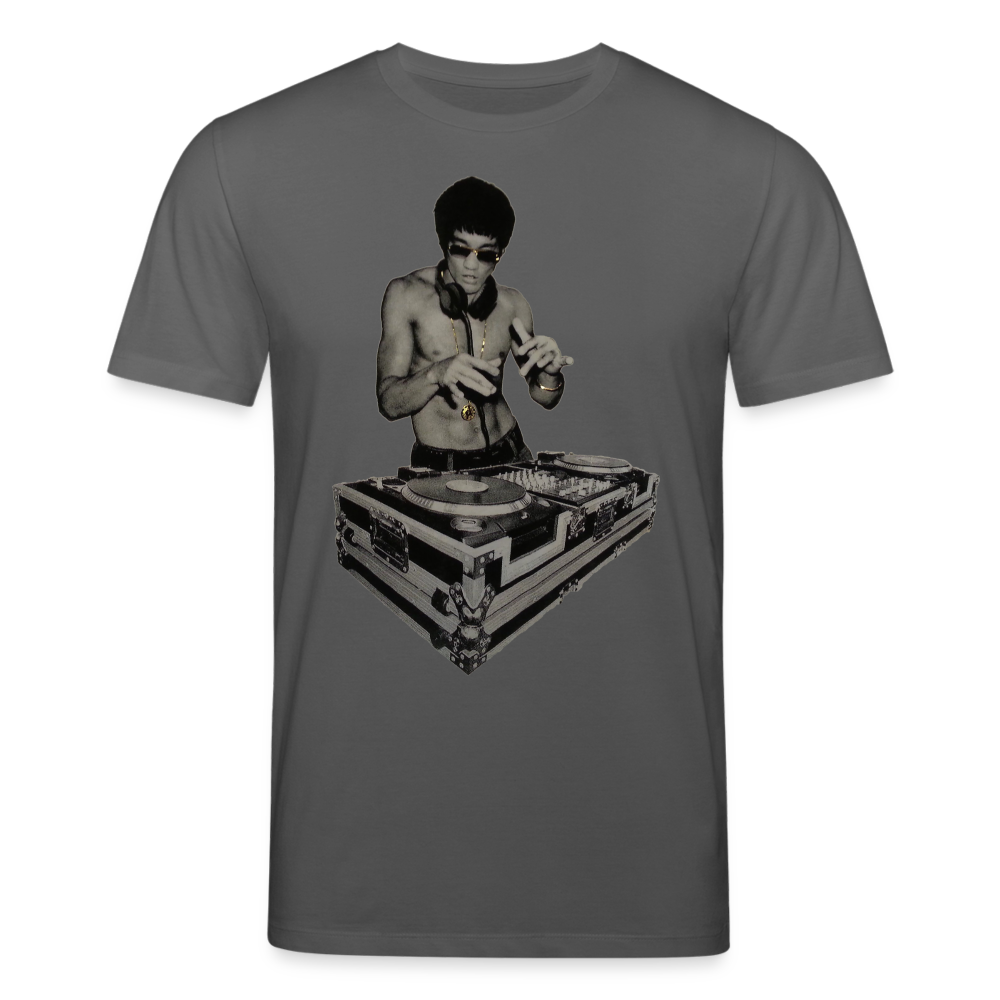 Männer Bio-T-Shirt von Stanley & Stella Bruce Lee DJ - Anthrazit