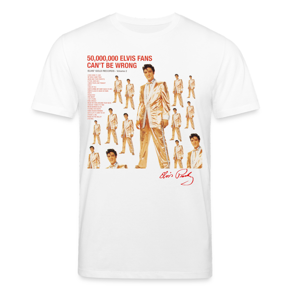 Männer Bio-T-Shirt von Stanley & Stella Elvis - Weiß