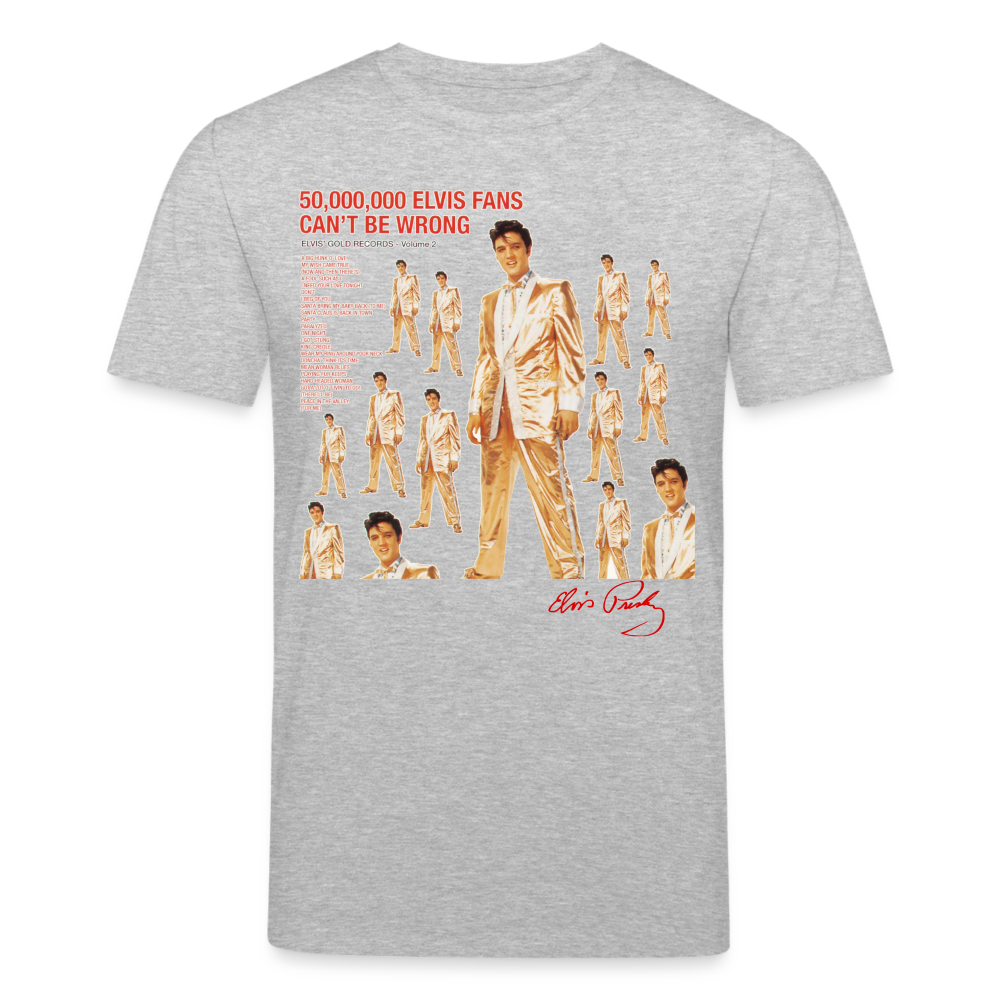 Männer Bio-T-Shirt von Stanley & Stella Elvis - Grau meliert