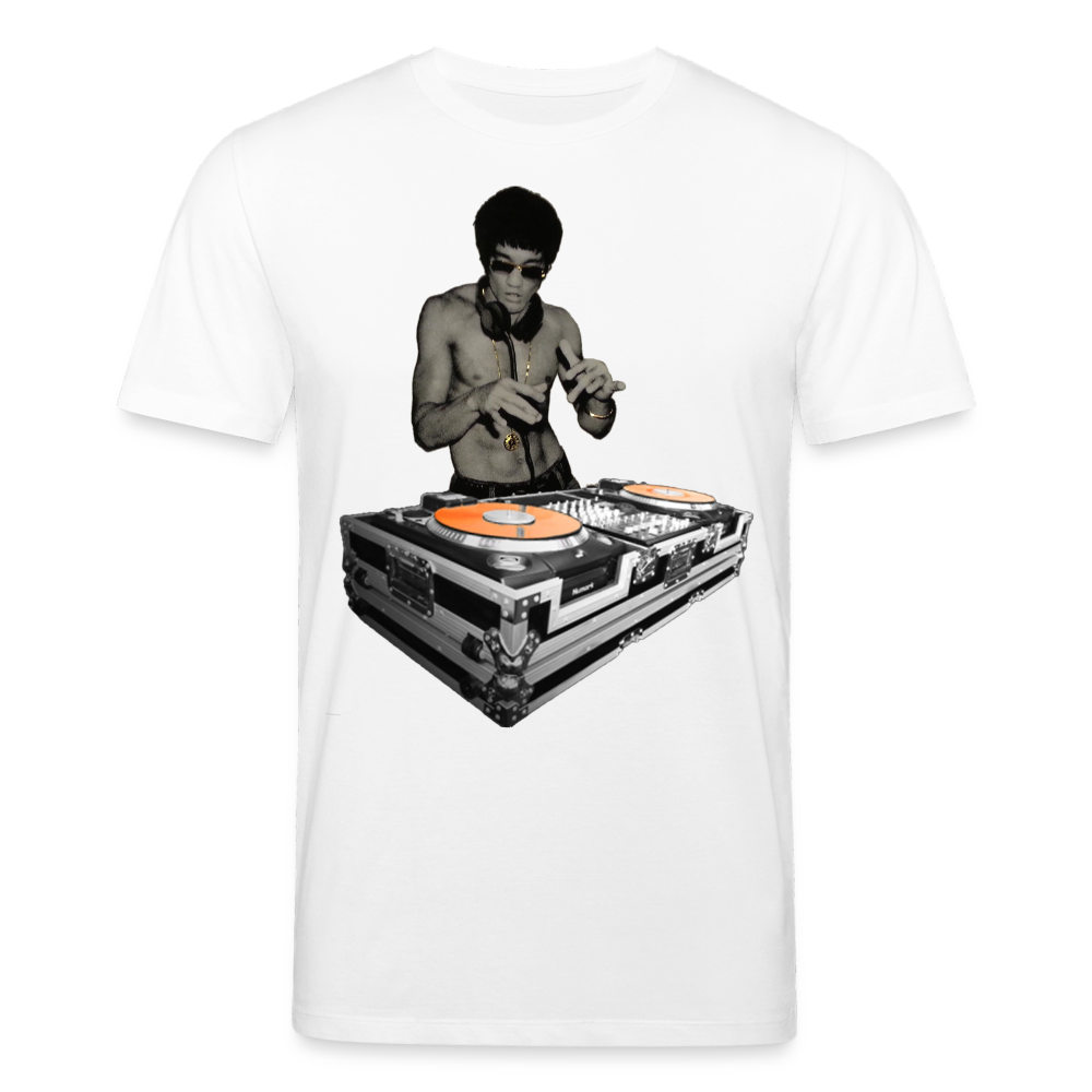 Männer Bio-T-Shirt von Stanley & Stella Bruce Lee DJ - white