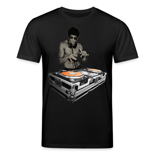 Männer Bio-T-Shirt von Stanley & Stella Bruce Lee DJ - Schwarz