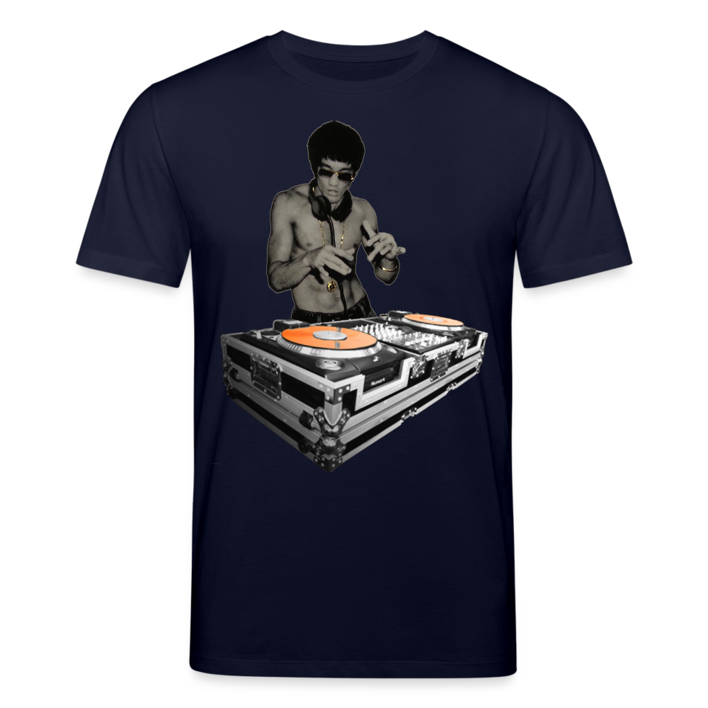 Männer Bio-T-Shirt von Stanley & Stella Bruce Lee DJ - Navy