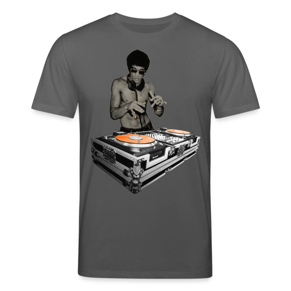Männer Bio-T-Shirt von Stanley & Stella Bruce Lee DJ - Anthrazit